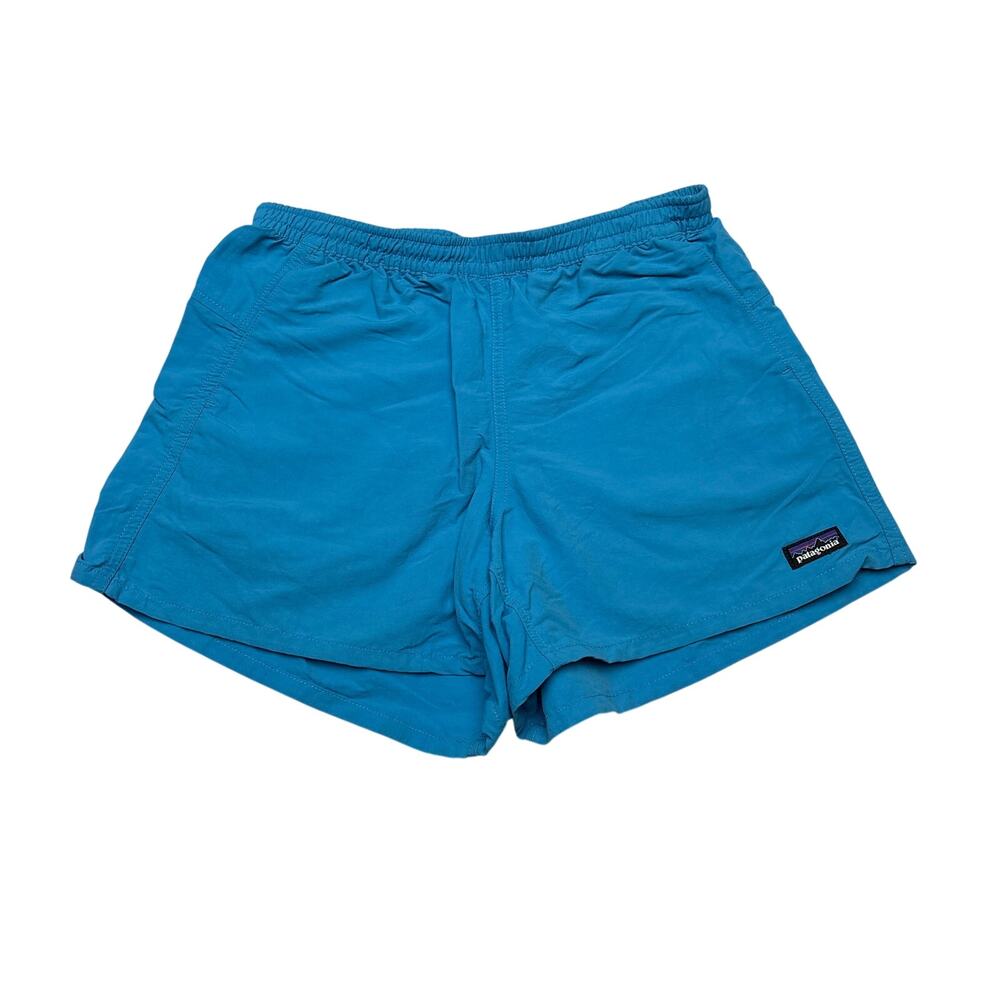 Patagonia Baggies 4" Shorts Women's Small Granola Hike Walk Swim Surf